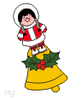 GIF animado (58740) Campana navidad