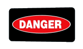 GIF animado (57361) Cartel peligro