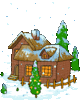 GIF animado (58812) Casa navidad