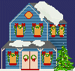 GIF animado (58819) Casa navidad