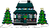 GIF animado (58837) Casa navidad