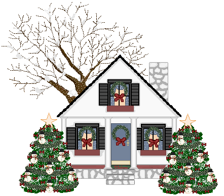 GIF animado (58846) Casa navidad