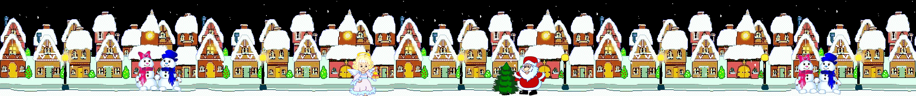 Imagen GIF de Casas navidad animado