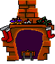 GIF animado (58873) Chimenea navidad