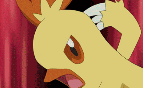 Imagen GIF de Combusken garra animado