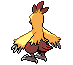 GIF animado (53858) Combusken shiny espalda