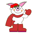 GIF animado (57722) Conejo navidad