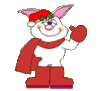 GIF animado (57722) Conejo navidad