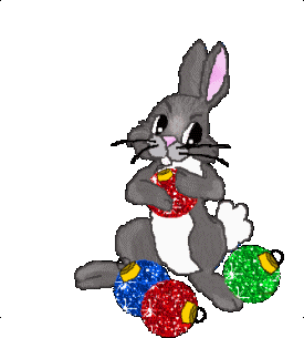 GIF animado (57726) Conejo navidad