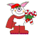 GIF animado (57727) Conejo navidad