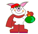 GIF animado (57730) Conejo navidad