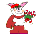 GIF animado (57731) Conejo navidad