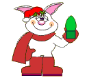 GIF animado (57732) Conejo navidad