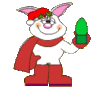GIF animado (57732) Conejo navidad