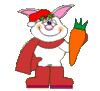 GIF animado (57734) Conejo navidad
