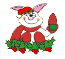 GIF animado (57735) Conejo navidad