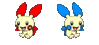 GIF animado (53351) Coreografia minun plusle
