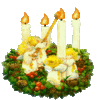 GIF animado (57537) Corona adviento angeles