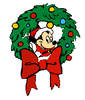GIF animado (59048) Corona navidad mickey