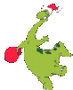 GIF animado (57696) Dinosaurio navidad