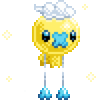 GIF animado (53593) Drifloon shiny pixelado