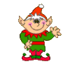 GIF animado (59111) Elfo papa noel