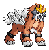 GIF animado (53880) Entei shiny sprite