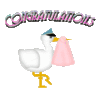 GIF animado (57199) Felicidades ciguena bebe