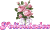 GIF animado (57215) Felicidades rosas