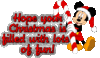 GIF animado (59057) Felicitacion navidad mickey