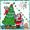 GIF animado (59256) Frohe weihnacht