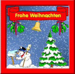 Imagen GIF de Frohe weihnachten animado