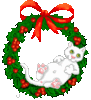 GIF animado (57745) Gatito navidad