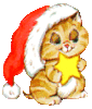 GIF animado (57748) Gato navidad