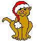 GIF animado (57751) Gato navidad