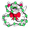 GIF animado (57754) Gato navidad