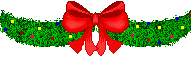 GIF animado (59031) Guirnalda verde lazo rojo