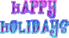 GIF animado (59536) Happy holidays
