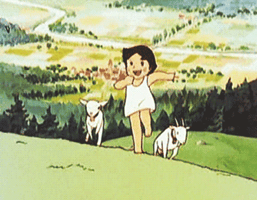 GIF animado (56138) Heidi cabras