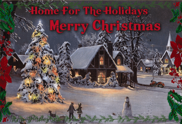GIF animado (59626) Home for the holidays merry christmas