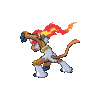 GIF animado (53942) Infernape espalda