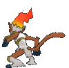 GIF animado (53941) Infernape espalda d