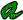 GIF animado (47990) Letra a verde