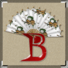 GIF animado (46040) Letra b abanico