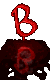 GIF animado (45797) Letra b sangre