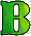 GIF animado (47799) Letra b verde