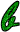 GIF animado (47991) Letra b verde