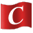 GIF animado (46225) Letra c bandera