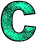 GIF animado (47903) Letra c esmeralda