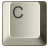 GIF animado (45267) Letra c tecla